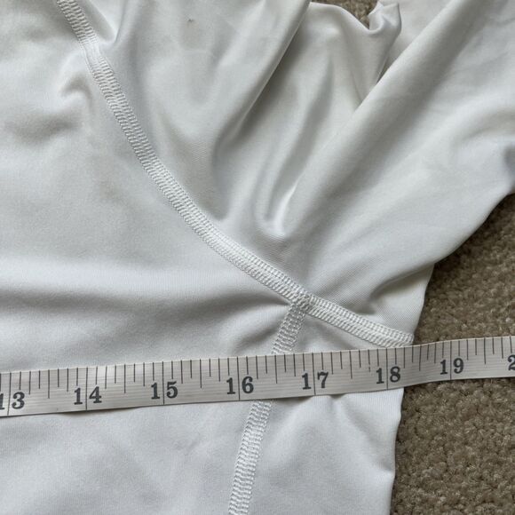 RLX Ralph Lauren 1/4 Zip Pullover Womens Small White Golf Performance Pickleball - Picture 4 of 7